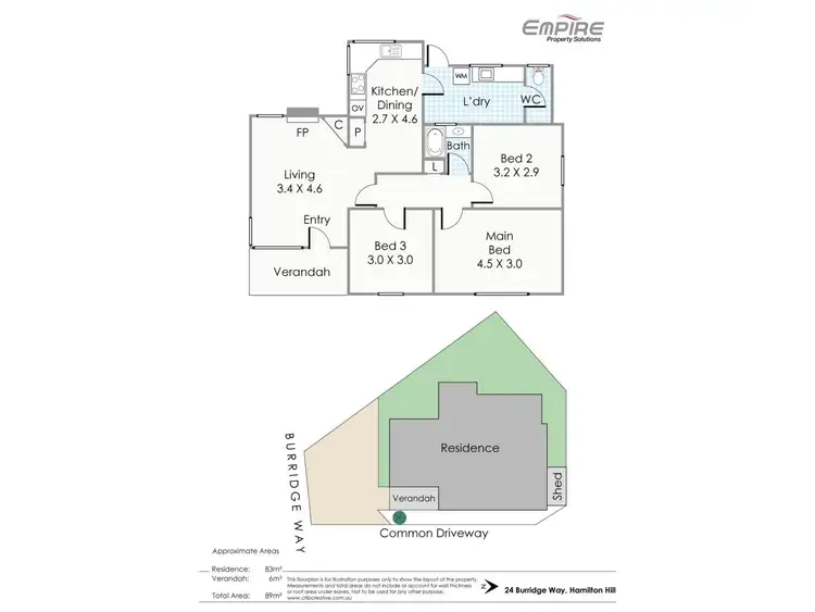 Floorplan of Homely house listing, 24 Burridge Way, Hamilton Hill WA 6163