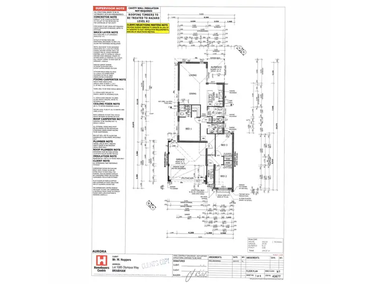 Floorplan of Homely house listing, 5 Olympus Way, Brabham WA 6055