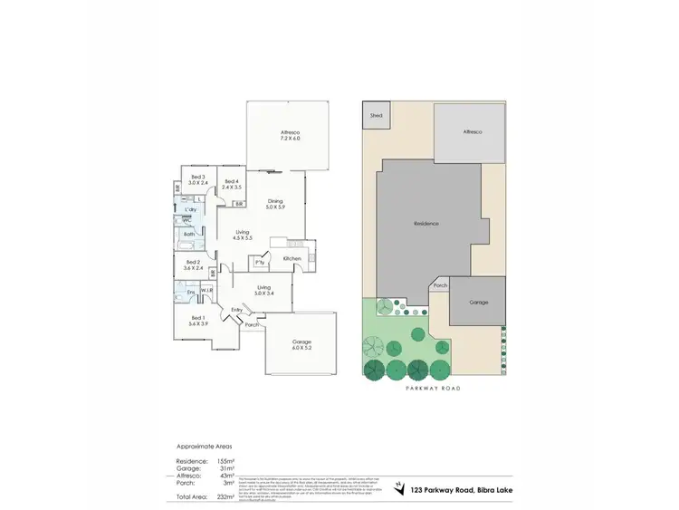 Floorplan of Homely house listing, 123 Parkway Road, Bibra Lake WA 6163