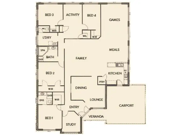 Floorplan of Homely house listing, 12 Mardja Loop, Mardella WA 6125