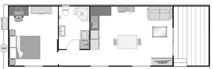 Floorplan of Homely apartment listing, 8 Morrison Street, West Busselton WA 6280