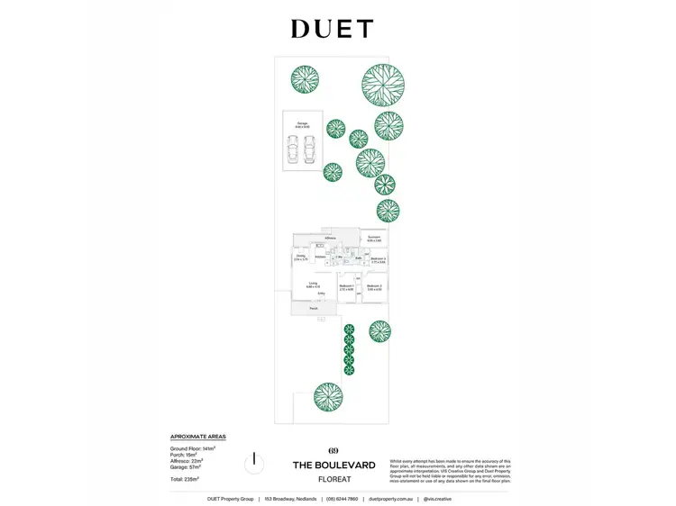 Floorplan of Homely house listing, 69 The Boulevard, Floreat WA 6014