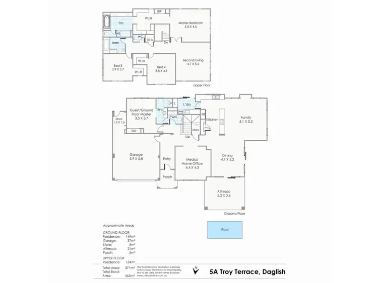 Floorplan of Homely house listing, 5A Troy Terrace, Daglish WA 6008