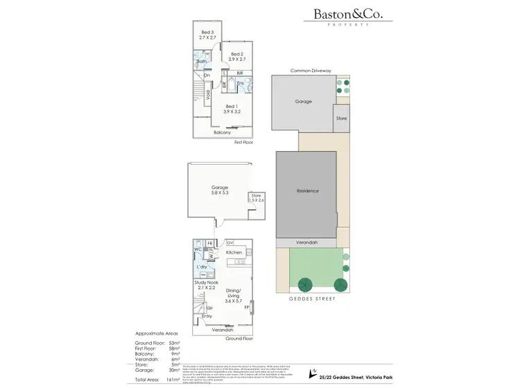 Floorplan of Homely townhouse listing, 25/22 Geddes Street, Victoria Park WA 6100