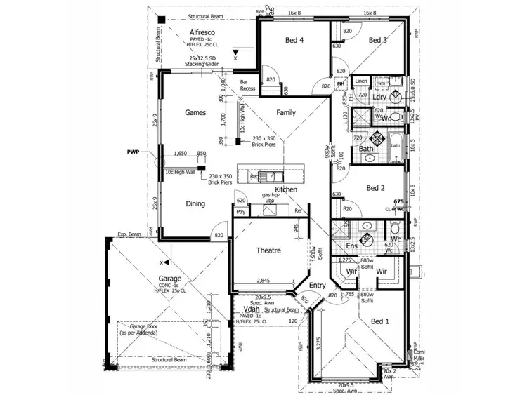 Floorplan of Homely house listing, 4 Riverland Drive, Ellenbrook WA 6069