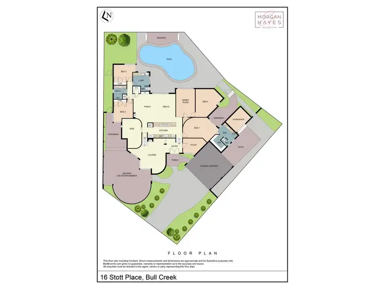 Floorplan of Homely house listing, 16 Stott Place, Bull Creek WA 6149