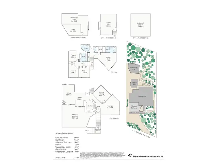 Floorplan of Homely house listing, 58 Lascelles Parade, Gooseberry Hill WA 6076