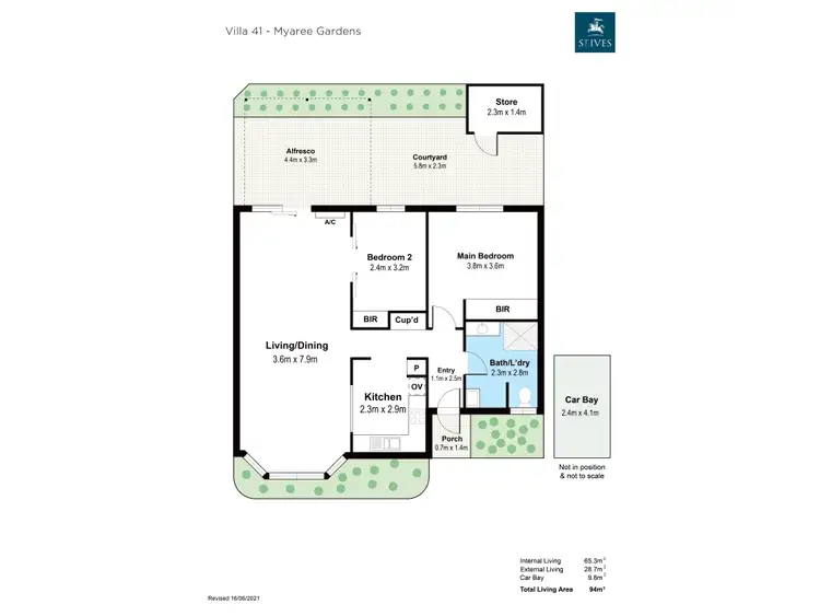 Floorplan of Homely villa listing, 41/444 Marmion Street, Myaree WA 6154
