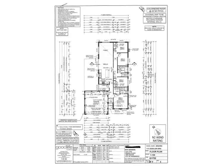 Floorplan of Homely house listing, 3 Orissa Place, Two Rocks WA 6037