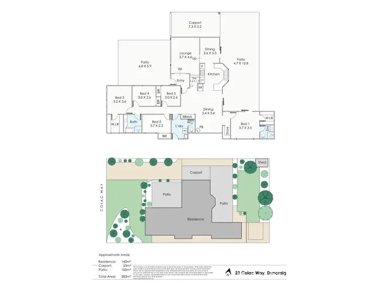 Floorplan of Homely house listing, 23 Colac Way, Duncraig WA 6023