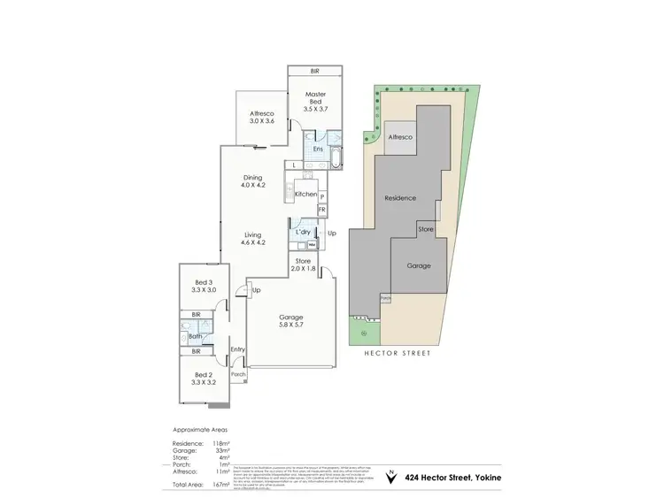 Floorplan of Homely house listing, 424 Hector Street, Yokine WA 6060