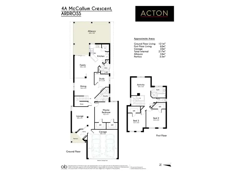 Floorplan of Homely house listing, 4A McCallum Crescent, Ardross WA 6153