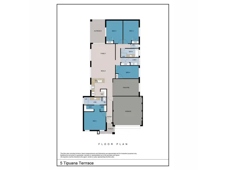 Floorplan of Homely house listing, 5 Tipuana Terrace, Margaret River WA 6285