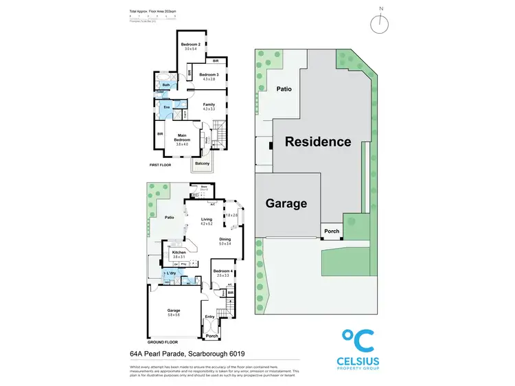 Floorplan of Homely house listing, 64A Pearl Parade, Scarborough WA 6019