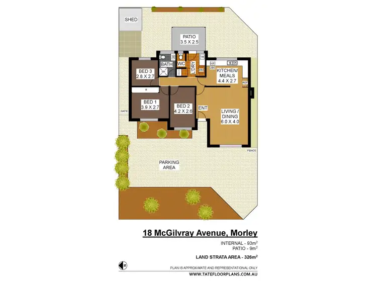 Floorplan of Homely house listing, 18 Mcgilvray Avenue, Morley WA 6062