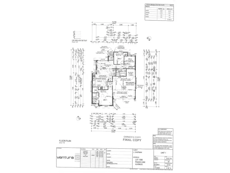Floorplan of Homely villa listing, 127 Howden Parade, Alkimos WA 6038