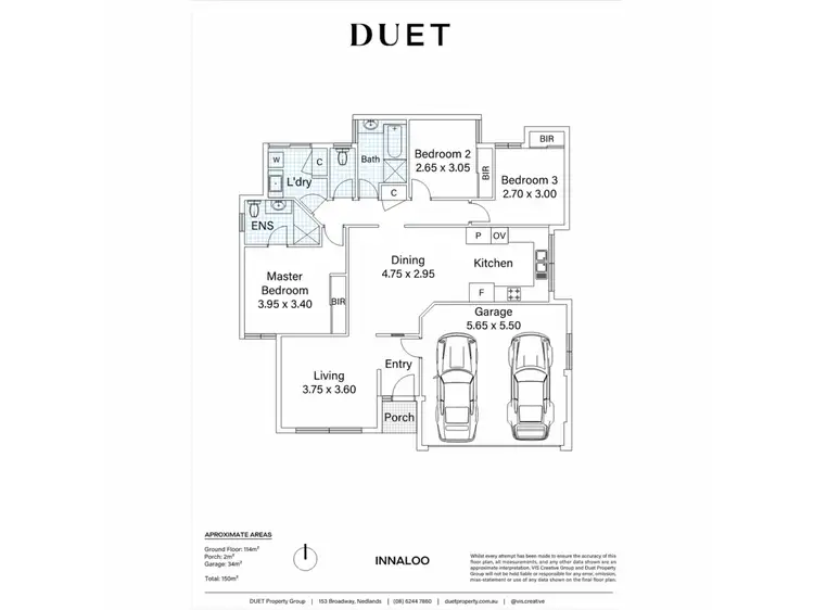 Floorplan of Homely villa listing, 1/52 Boronia Street, Innaloo WA 6018