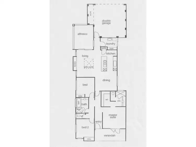 Floorplan of Homely house listing, 74 St Catharines Promenade, Champion Lakes WA 6111