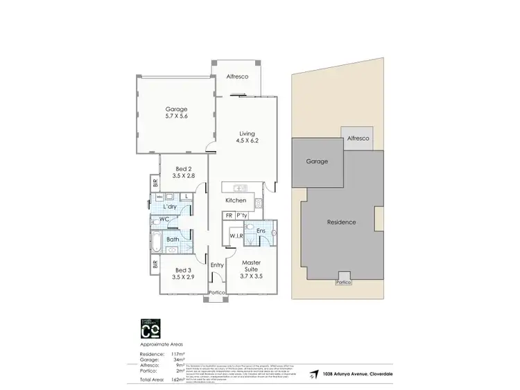Floorplan of Homely house listing, 103B Arlunya Avenue, Cloverdale WA 6105