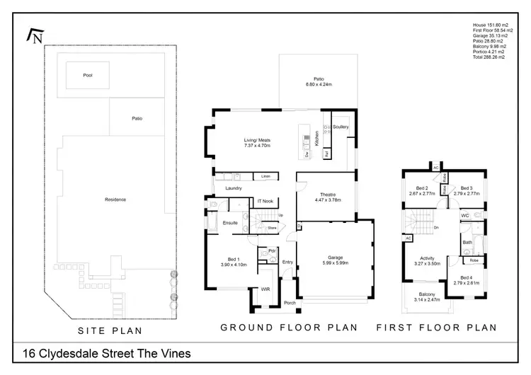Floorplan of Homely house listing, 16 Clydesdale Street, The Vines WA 6069