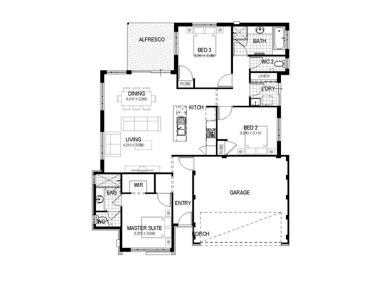 Floorplan of Homely house listing, Lot 4 (7) Jutland Entrance, Forrestdale WA 6112