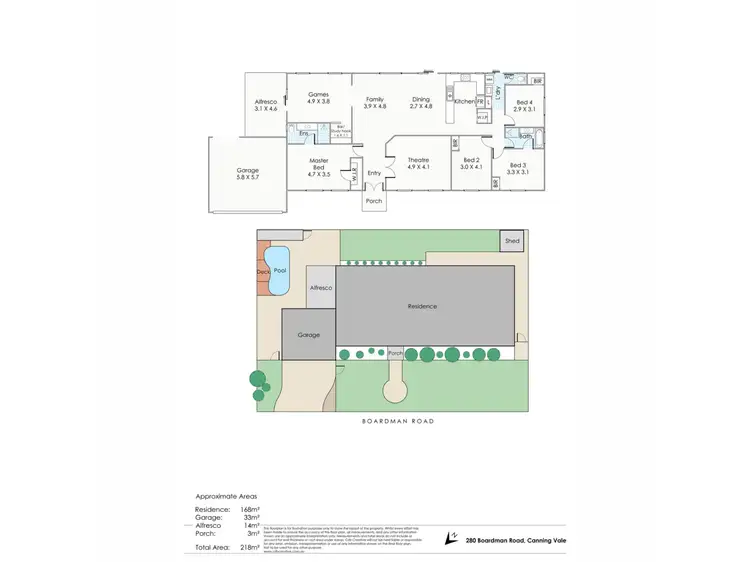 Floorplan of Homely house listing, 280 Boardman Road, Canning Vale WA 6155