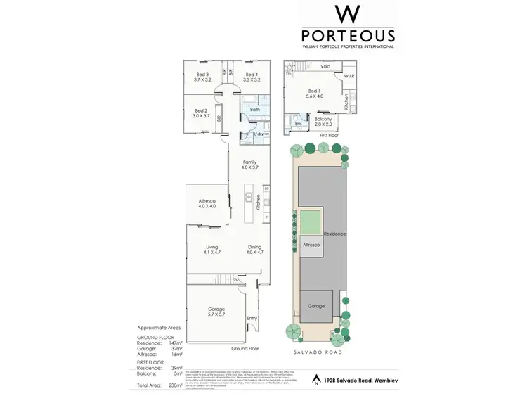 Floorplan of Homely house listing, 192B Salvado Road, Wembley WA 6014