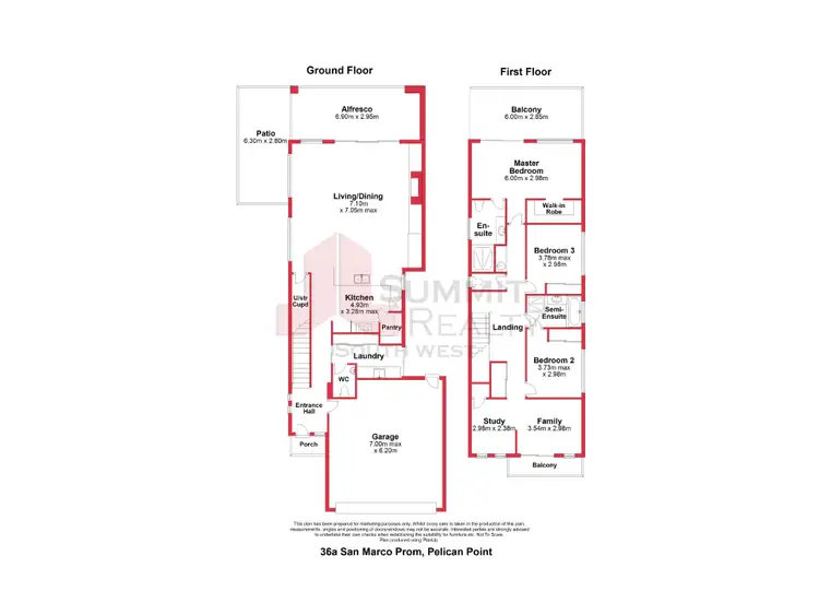 Floorplan of Homely house listing, 36A San Marco Promenade, Pelican Point WA 6230