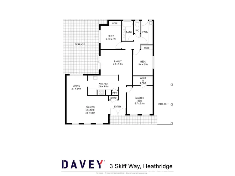 Floorplan of Homely house listing, 3 Skiff Way, Heathridge WA 6027