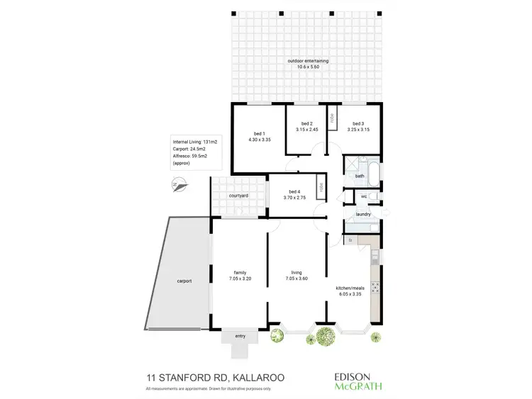 Floorplan of Homely house listing, 11 Stanford Road, Kallaroo WA 6025