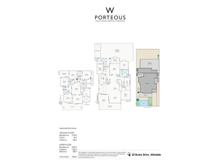 Floorplan of Homely house listing, 22 Burke Drive, Attadale WA 6156