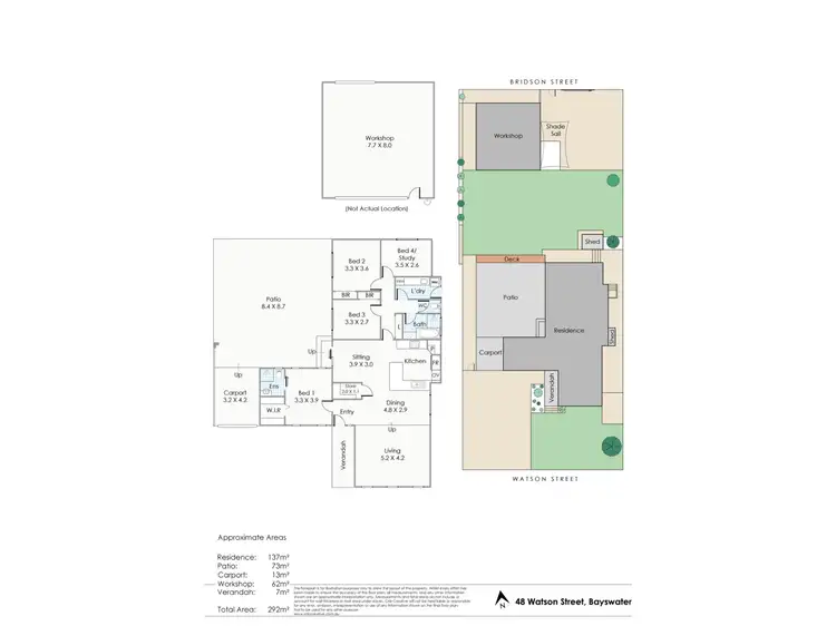 Floorplan of Homely house listing, 48 Watson Street, Bassendean WA 6054