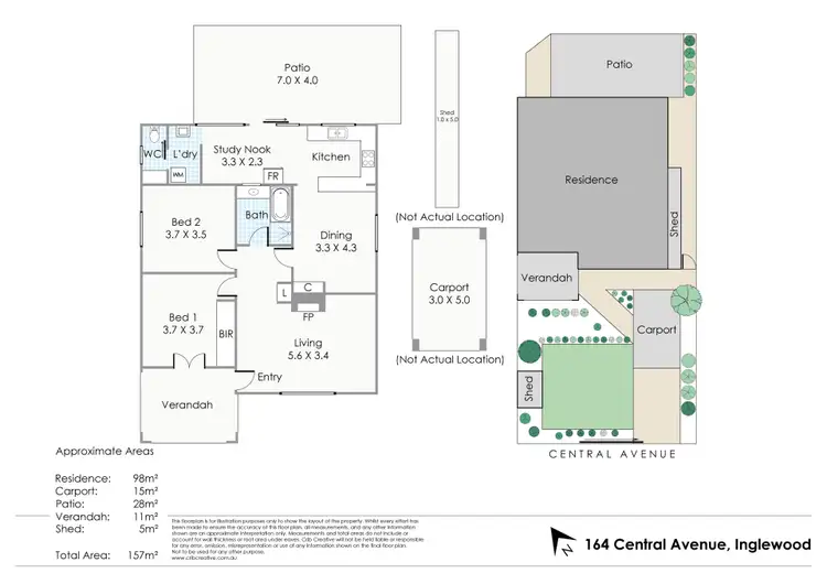 Floorplan of Homely house listing, 164 Central Avenue, Inglewood WA 6052