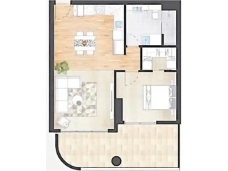 Floorplan of Homely apartment listing, 1106/118 Goodwood Parade, Burswood WA 6100