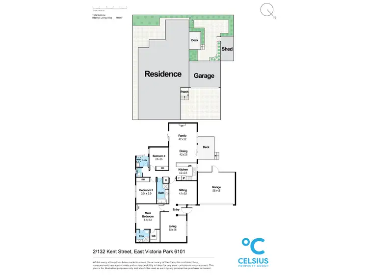 Floorplan of Homely villa listing, 2/132 Kent Street, East Victoria Park WA 6101