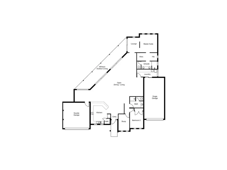Floorplan of Homely house listing, 6 Crystal Bend, Dalyellup WA 6230