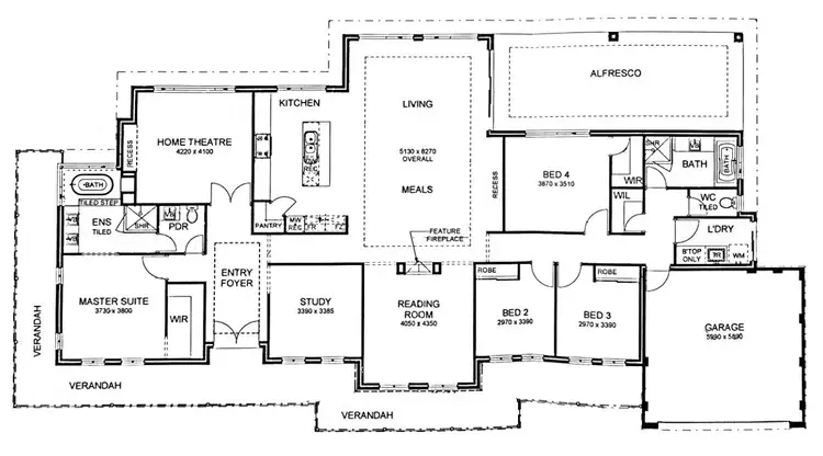 Floorplan of Homely house listing, 2 Braddon Way, Millbridge WA 6232