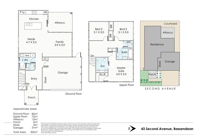 Floorplan of Homely house listing, 43 Second Avenue, Bassendean WA 6054