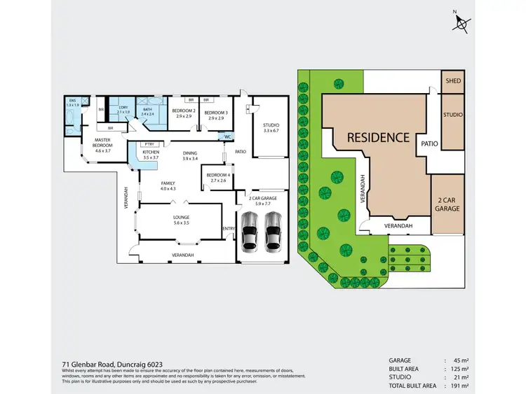Floorplan of Homely house listing, 71 Glenbar Road, Duncraig WA 6023