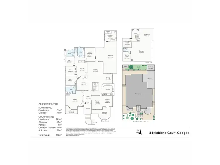Floorplan of Homely house listing, 8 Strickland Court, Coogee WA 6166