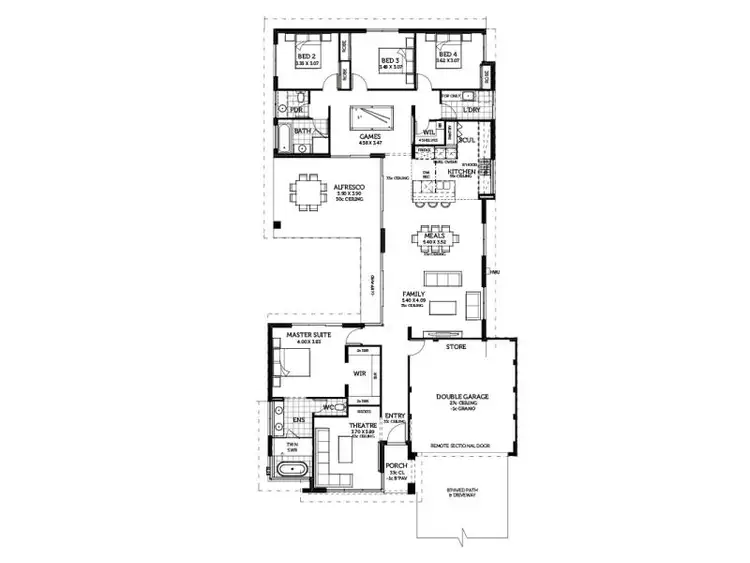 Floorplan of Homely house listing, 22 Crimson Boulevard, Forrestfield WA 6058