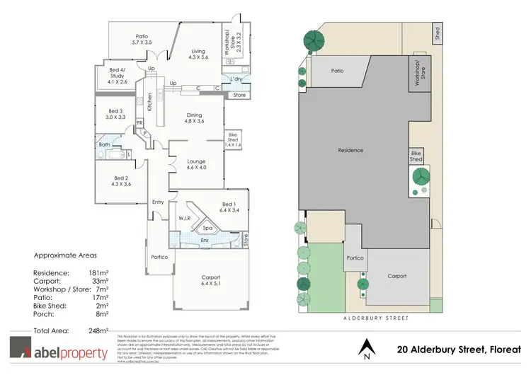 Floorplan of Homely house listing, 20 Alderbury Street, Floreat WA 6014