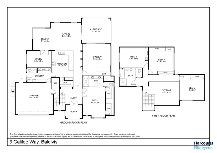 Floorplan of Homely house listing, 3 Galilee Way, Baldivis WA 6171