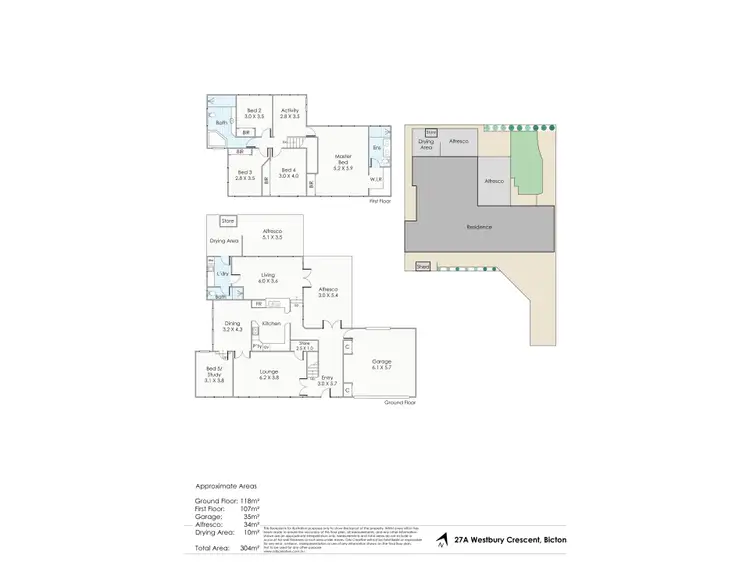 Floorplan of Homely house listing, 27A Westbury Crescent, Bicton WA 6157