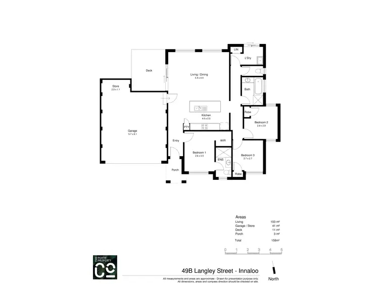 Floorplan of Homely villa listing, 49B Langley Crescent, Innaloo WA 6018