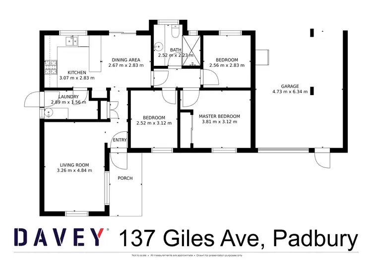 Floorplan of Homely house listing, 137 Giles Avenue, Padbury WA 6025