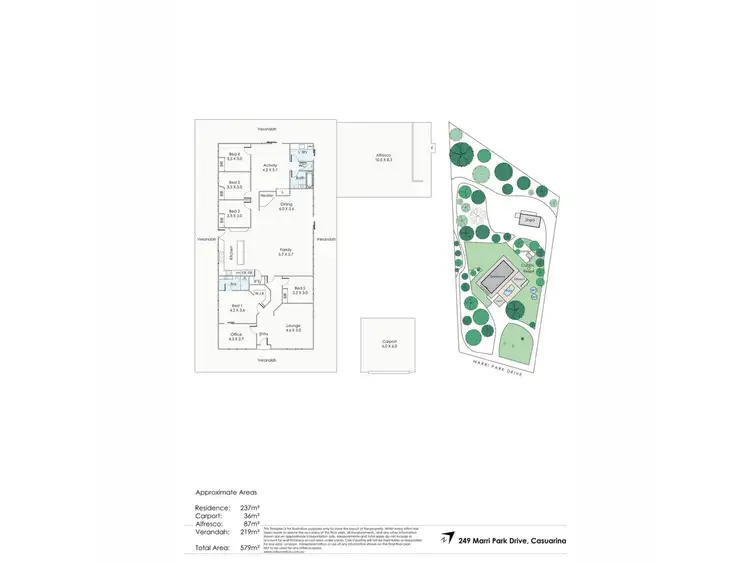 Floorplan of Homely house listing, 249 Marri Park Drive, Casuarina WA 6167