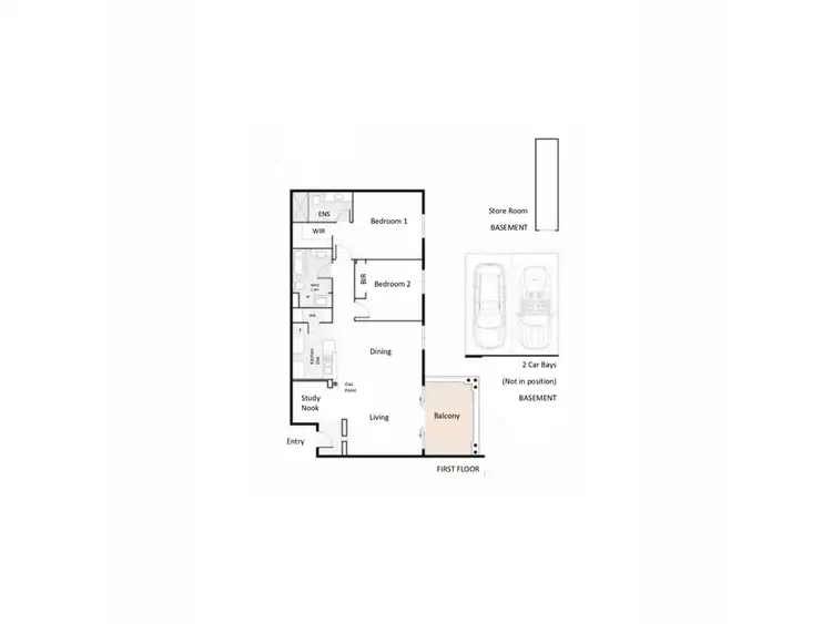 Floorplan of Homely apartment listing, 21/8 Bay Road, Claremont WA 6010