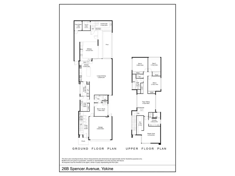 Floorplan of Homely house listing, 26B Spencer Avenue, Yokine WA 6060