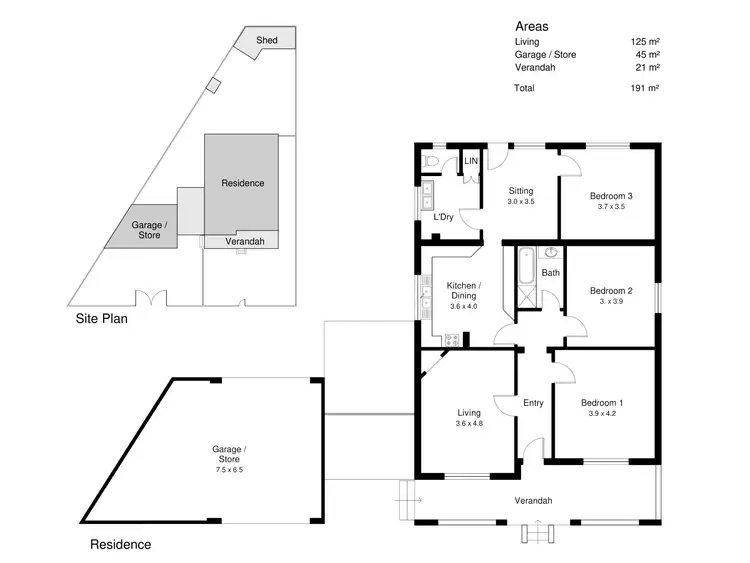 Floorplan of Homely house listing, 250 Loftus Street, North Perth WA 6006